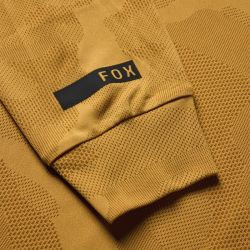 KOSZULKA ROWEROWA Z DŁUGIM RĘKAWEM FOX RANGER TRU DRI BRONZE  ENDURO CROSS