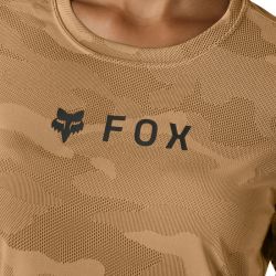 KOSZULKA ROWEROWA Z DŁUGIM RĘKAWEM DAMSKA FOX RANGER TRU DRI NUTMEG  ENDURO CROSS