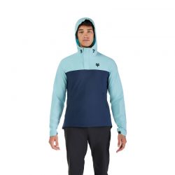 BLUZA ROWEROWA Z KAPTUREM FOX RANGER WIND PULLOVER VINTAGE WASH  ENDURO CROSS