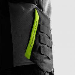 KURTKA MOTOCYKLOWA TEKSTYLNA REBELHORN SCANDAL 3 BLACK GREY FLUO YELLOW 