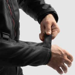 KURTKA MOTOCYKLOWA TEKSTYLNA REBELHORN SCANDAL 3 DARK GREY BLACK RED 