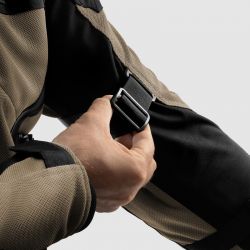 KURTKA MOTOCYKLOWA TEKSTYLNA REBELHORN SCANDAL 3 DESERT BLACK RED 