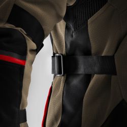 KURTKA MOTOCYKLOWA TEKSTYLNA REBELHORN SCANDAL 3 DESERT BLACK RED 