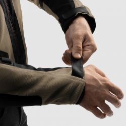 KURTKA MOTOCYKLOWA TEKSTYLNA REBELHORN SCANDAL 3 DESERT BLACK RED 