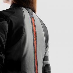 KURTKA MOTOCYKLOWA TEKSTYLNA DAMSKA REBELHORN SCANDAL 3 BLACK GREY RED 