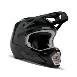 KASK MOTOCYKLOWY JUNIOR FOX V1 BNKR BLACK CAMO  ENDURO CROSS