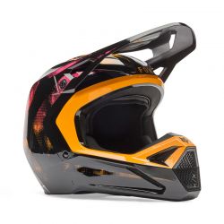 KASK MOTOCYKLOWY JUNIOR FOX V1 KAIROS TANGERINE  ENDURO CROSS