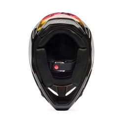 KASK MOTOCYKLOWY JUNIOR FOX V1 KAIROS TANGERINE  ENDURO CROSS