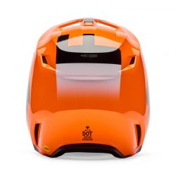 KASK MOTOCYKLOWY JUNIOR FOX V1 SHIELD FLUO ORANGE  ENDURO CROSS