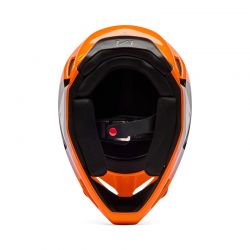 KASK MOTOCYKLOWY JUNIOR FOX V1 SHIELD FLUO ORANGE  ENDURO CROSS