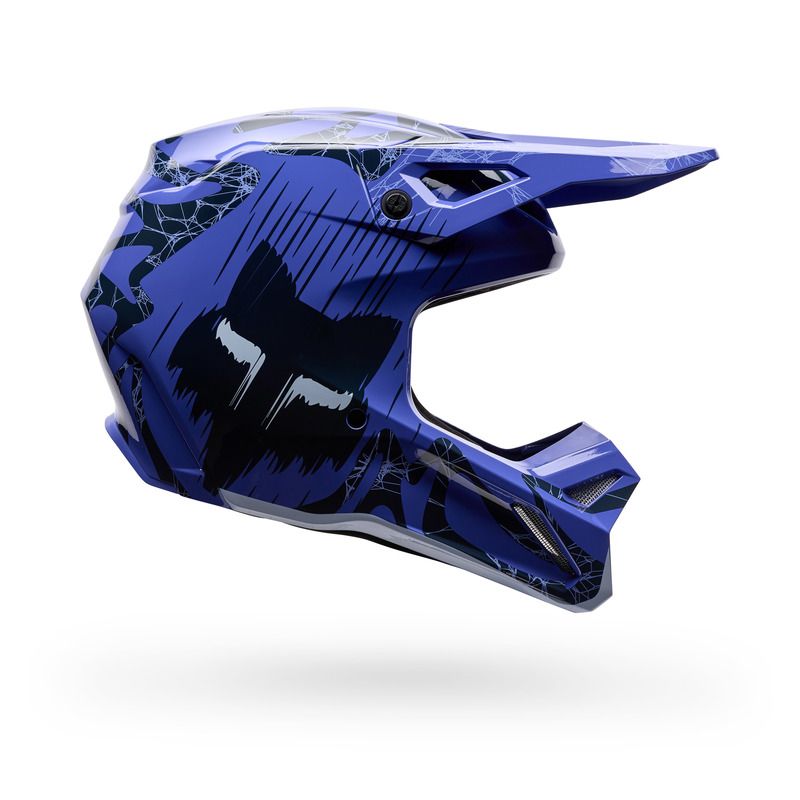 KASK MOTOCYKLOWY FOX V1 DIFFUSE SE PURPLE DOVE  ENDURO CROSS
