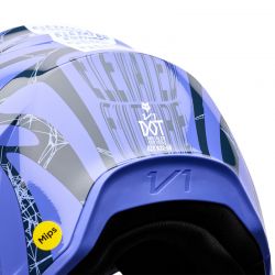 KASK MOTOCYKLOWY FOX V1 DIFFUSE SE PURPLE DOVE  ENDURO CROSS