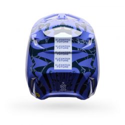KASK MOTOCYKLOWY JUNIOR FOX V1 DIFFUSE SE PURPLE DOVE  ENDURO CROSS