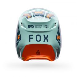 KASK MOTOCYKLOWY FOX V1 IMAGE PRINT ARCTIC BLUE  ENDURO CROSS