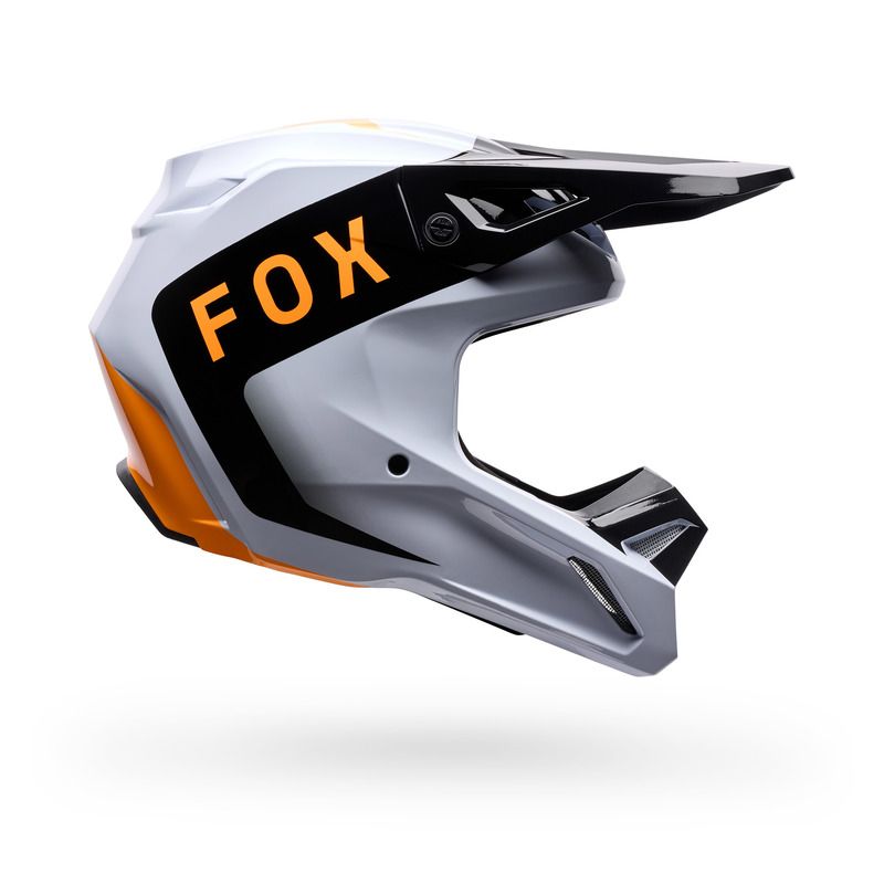 KASK MOTOCYKLOWY FOX V1 NOBLE BLACK WHITE  ENDURO CROSS