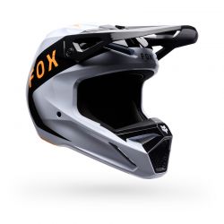KASK MOTOCYKLOWY FOX V1 NOBLE BLACK WHITE  ENDURO CROSS
