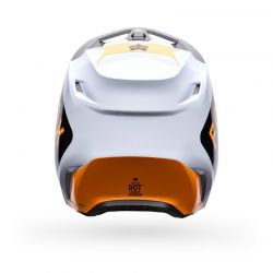 KASK MOTOCYKLOWY JUNIOR FOX V1 NOBLE BLACK WHITE  ENDURO CROSS