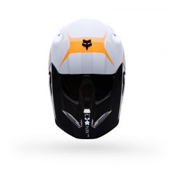 KASK MOTOCYKLOWY JUNIOR FOX V1 NOBLE BLACK WHITE  ENDURO CROSS