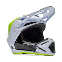 KASK MOTOCYKLOWY FOX V3 TINE WHITE  ENDURO CROSS