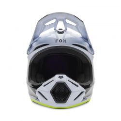 KASK MOTOCYKLOWY FOX V3 TINE WHITE  ENDURO CROSS