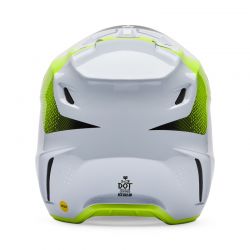 KASK MOTOCYKLOWY FOX V3 TINE WHITE  ENDURO CROSS