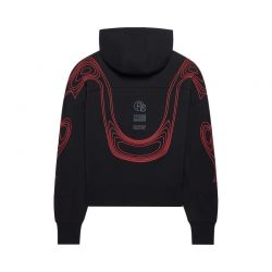 BLUZA Z KAPTUREM DAMSKA FOX VISION OVERSIZED FLEECE PO BLACK  ENDURO CROSS