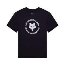T-SHIRT DAMSKI FOX VISION BLACK  ENDURO CROSS