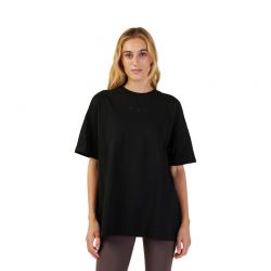 T-SHIRT DAMSKI FOX WORDMARK OS BLACK  ENDURO CROSS
