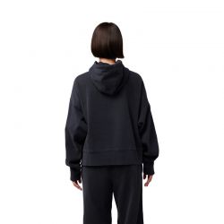 BLUZA Z KAPTUREM DAMSKA FOX WORDMARK OVERSIZED BLACK  ENDURO CROSS