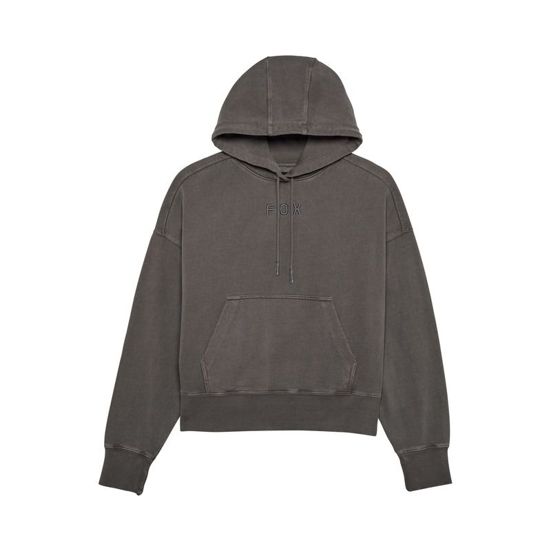 BLUZA Z KAPTUREM DAMSKA FOX WORDMARK OVERSIZED PEWTER  ENDURO CROSS