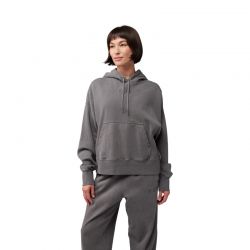 BLUZA Z KAPTUREM DAMSKA FOX WORDMARK OVERSIZED PEWTER  ENDURO CROSS