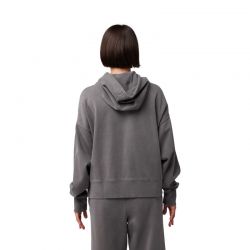 BLUZA Z KAPTUREM DAMSKA FOX WORDMARK OVERSIZED PEWTER  ENDURO CROSS