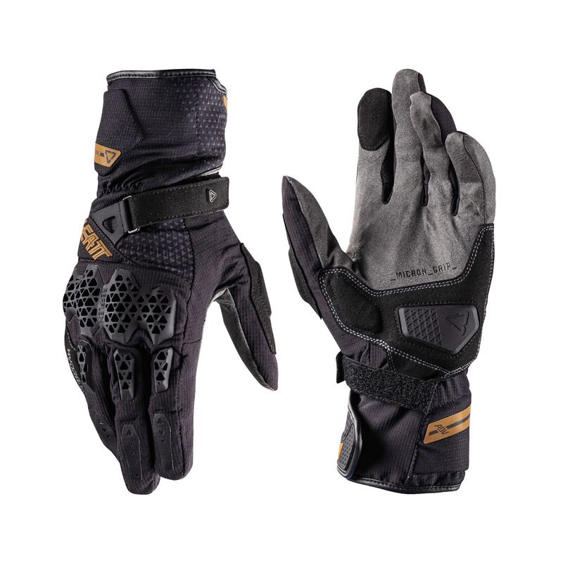 RĘKAWICE MOTOCYKLOWE LEATT ADV HYDRADRI 6.5 STEALTH BLACK GREY 