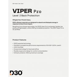 PROTEKTORY RICHA PROTEKTOR PLECÓW D3O VIPER PRO X LEVEL 2