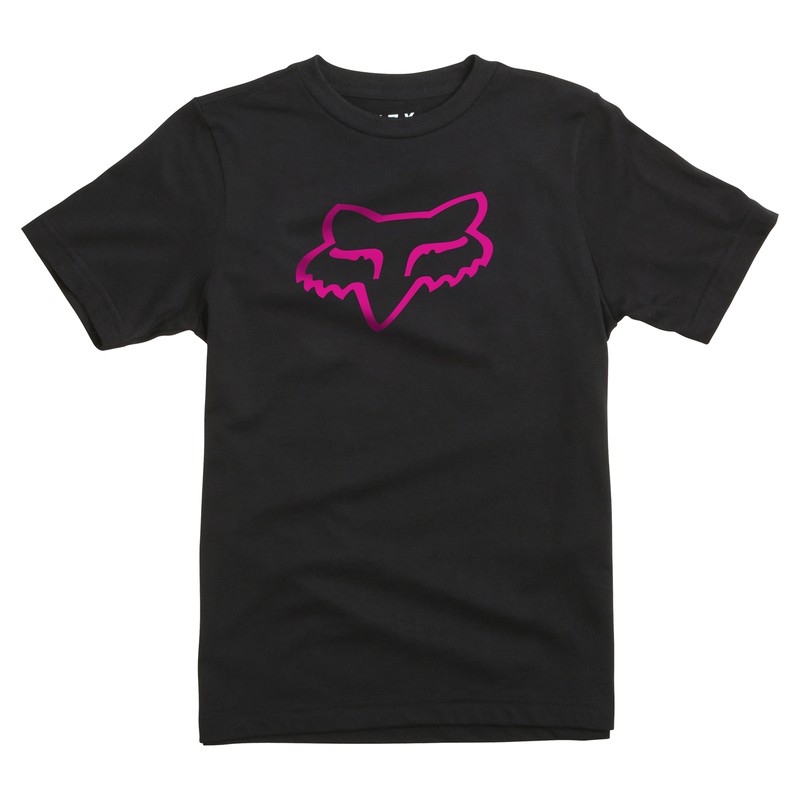 T-SHIRT FOX JUNIOR LEGACY BLACK/PINK  ENDURO CROSS