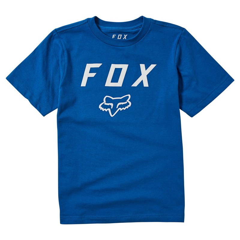 T-SHIRT FOX JUNIOR LEGACY MOTH ROYAL BLUE  ENDURO CROSS