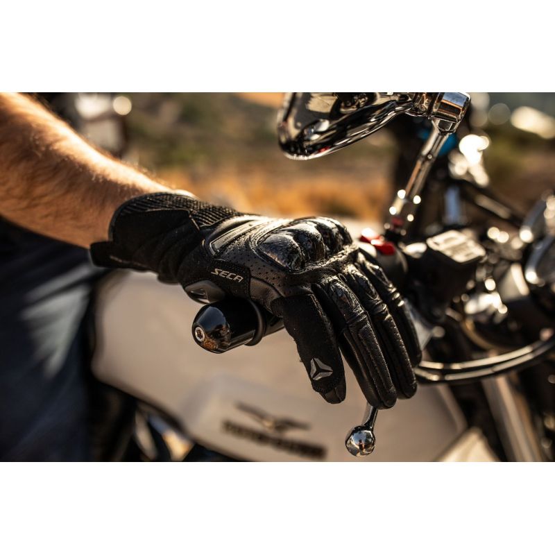 RĘKAWICE SECA SUMMER SHORT II BLACK