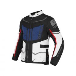 KURTKA RICHA INFINITY 2 ADVENTURE LIGHT GREY/BLUE/RED