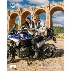 KURTKA RICHA RICHA KURTKA / JACKET MONACO MESH WP LIGHT GREY