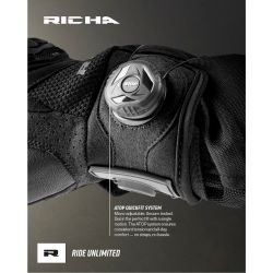 RĘKAWICE RICHA RICHA RĘKAWICE / GLOVES BODYGUARD BLACK