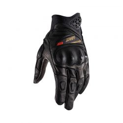 RĘKAWICE MOTOCYKLOWE LEATT ADV X-FLOW 8.5 STEALTH SHORT BLACK GREY 