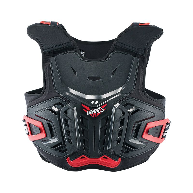 BUZER JUNIOR LEATT PROTECTOR 4.5 BLACK RED (134-146CM) 