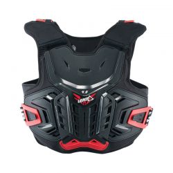 BUZER JUNIOR LEATT PROTECTOR 4.5 BLACK RED (134-146CM) 