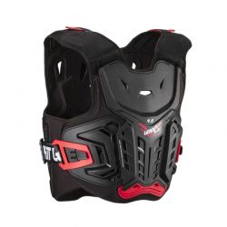 BUZER JUNIOR LEATT PROTECTOR 4.5 BLACK RED (134-146CM) 