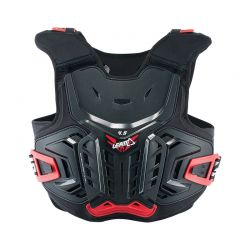 BUZER JUNIOR LEATT PROTECTOR 4.5 BLACK RED (134-146CM) 