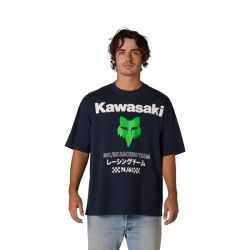 T-SHIRT FOX KAWASAKI MIDWEIGHT MIDNIGHT  ENDURO CROSS