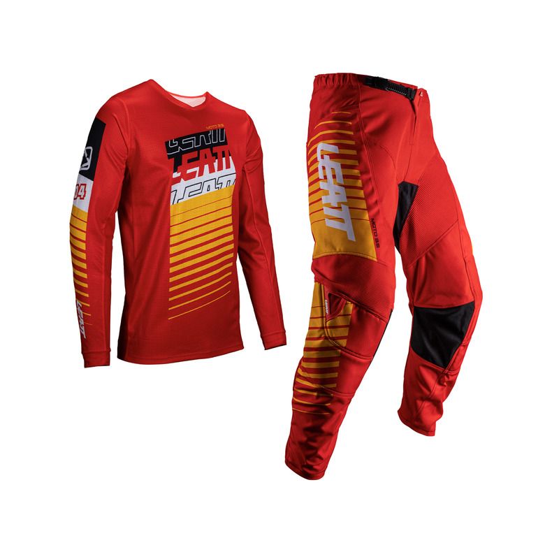 STRÓJ OFFROADOWY BLUZA I SPODNIE LEATT RIDE KIT 3.5 RED 
