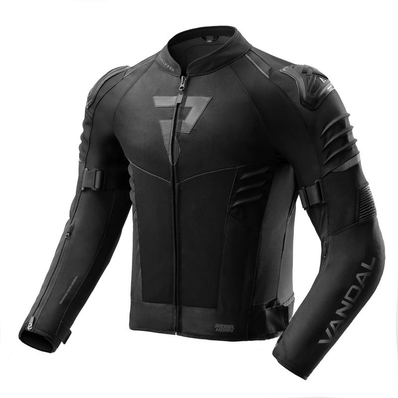 KURTKA MOTOCYKLOWA TEKSTYLNA REBELHORN VANDAL 2 AIR BLACK 