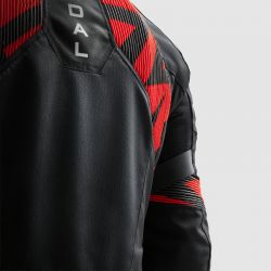 KURTKA MOTOCYKLOWA TEKSTYLNA REBELHORN VANDAL 2 AIR BLACK RED 