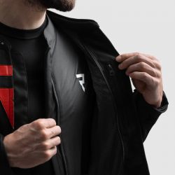 KURTKA MOTOCYKLOWA TEKSTYLNA REBELHORN VANDAL 2 AIR BLACK RED 